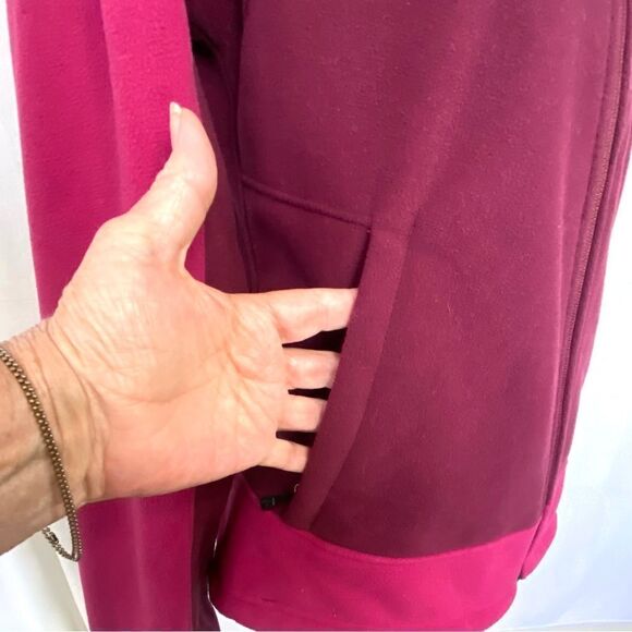 THE NORTH FACE HEAVY FLEECE 2 TONE JACKET WINDWALL - Picture 4 of 9